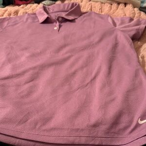 Nike Women's Purple Short Sleeve Polo